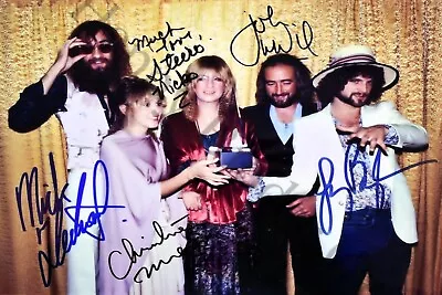 Fleetwood Mac Beautiful 7X5 Signed Ready To Frame Photo Mick Fleetwood • £5.99