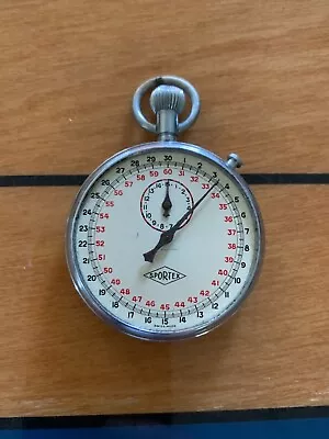 Vintage Sportex Heuer Chronometer Stopwatch Timer Pocketwatch 51mm. • $34.99