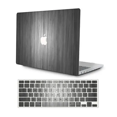 Wood Pattern Hard Shell Case+Keyboard Cover For Macbook Air Pro 11 13 14 15 16 M • $18.99