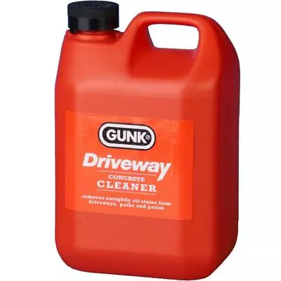 Gunk Driveway Cleaner Oil Stain Remover Garage Floor Paths Patio Cleanse 2 Litre • £12.95