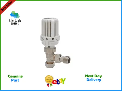 Brand New 15MM HONEYWELL VT15-EG ANGLE THERMOSTATIC RADIATOR VALVE Genuine** • £14.99