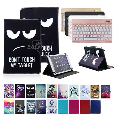 Leather Case Cover With Bluetooth Keyboard For Samsung Galaxy Tab A 10.1 Tablet • $38.99