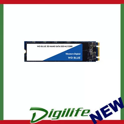 Western Digital WD Blue 500GB M.2 SATA SSD 560R/530W MB/s 95K/84K IOPS 200TBW 1. • $109