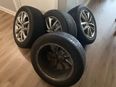 18” Stock Infiniti G35x Rims & Tires • $400