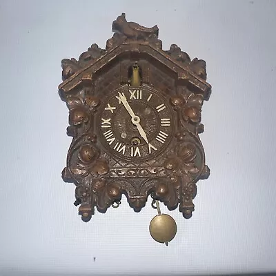 Vintage Miniature GERMAN STYLE Cuckoo Clock  • $42.42