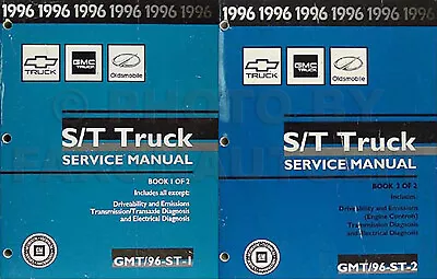 1996 ST Truck Shop Manual Chevy S10 Pickup Blazer GMC Sonoma Jimmy Service Books • $126.95