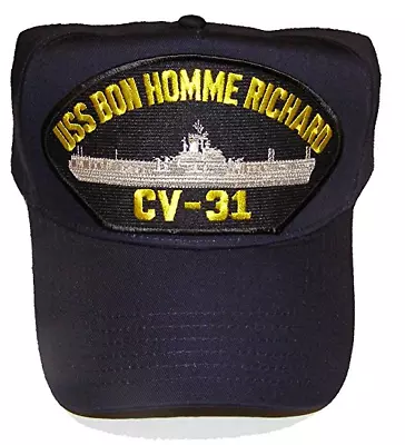 Uss Bon Homme Richard Cv-31 Hat Navy Essex Class Aircraft Carrier Bonnie Dick • $24.99