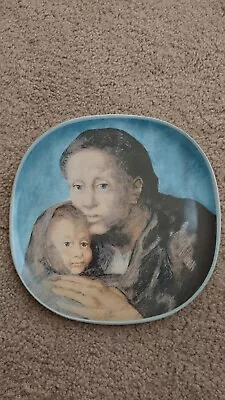 $25 • Buy Pablo Picasso Limited Edition Collector Plate Maternity 1973 W/stand
