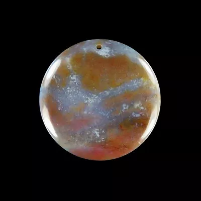 Moss Agate 48x48x6 Mm Pendant Bead HG306002 • $4.99