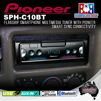 Pioneer SPH-C10BT Flagship Smartphone Multimedia Tuner With Pioneer Smart Sync • $186.69