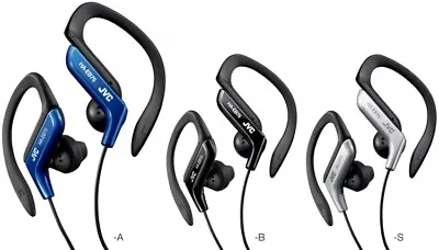 JVC HA-EB75 Sports Ear-Clip Headphones Assorted Colors BlueBlack Silver New! • $11.99