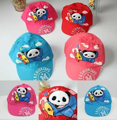 £3.29 • Buy Fly Panda Cotton Hats Baby Boy Girls Summer Striped Baseball Cap Beret Sun Hat