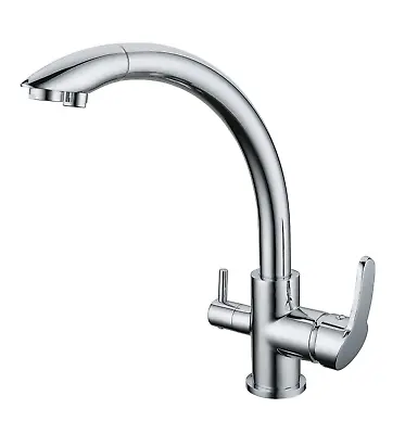 Hommix Vega Chrome 3-Way Tap (Triflow Filter Tap) • £131.99