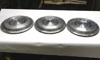 1971-72 Lincoln Mercury 15-inch Hub Caps Set Of 3 Some Denting And Curb Rash • $67.47