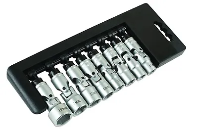 Universal Joint UJ Socket Set 8pc 3/8 DRIVE SINGLE HEX - 6 Point • £34.58