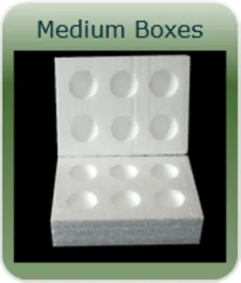 45 Polystyrene Egg Boxes Hatching / Incubation Medium New Size Royal Mail 78mm • £52