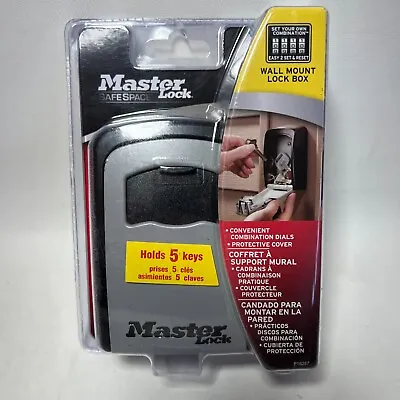 Master Lock Safe Space Wall Mount Lock Box 5401D  P16257 ~ Holds 5 Keys ~ New • $15.25