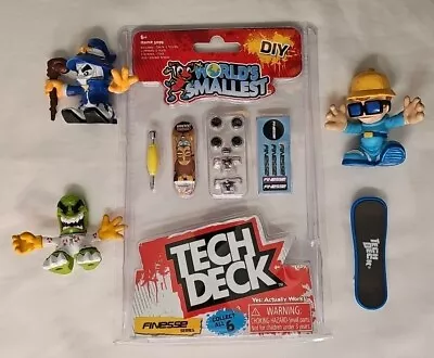 Tech Deck Dudes Mini Figures And Skateboard Toys Lot • $25.99