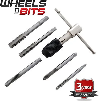 £5.99 • Buy NEW 6pc TAP WRENCH & CHUCK SET METRIC M5 M6 M7 M8 M10 And Die  
