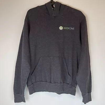 Bella Canvas Unisex XBOX ONE Gray Hoodie Sweatshirt Kangaroo Pocket Sz M • $24.96