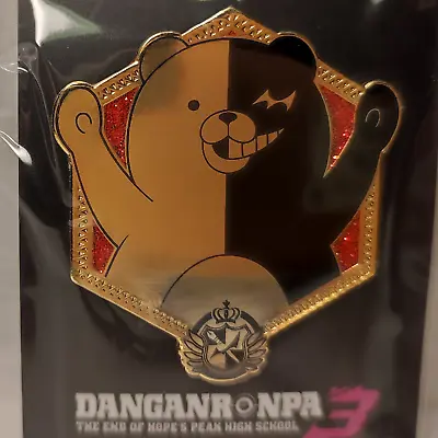 Danganronpa Monokuma Enamel Pin Official Anime Collectible Badge • $14.95