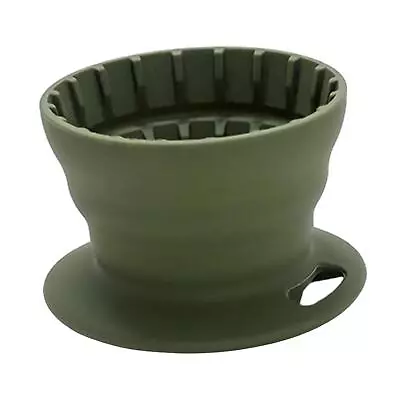 Silicone Collapsible Coffee Dripper Cone For Camping Office • £12.72