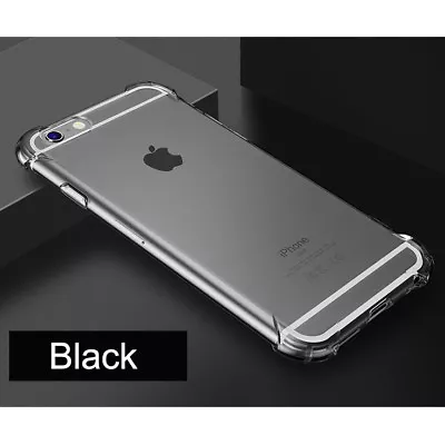 $4.45 • Buy Shockproof Tough Gel Clear Case Cover For Apple IPhone 5 SE 6 6s 7 8 Plus X 12