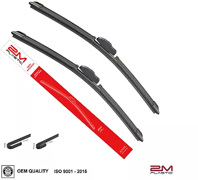 $16.99 • Buy Front Windshield Wiper Blades For JAGUAR Vanden Plas XJ8 04-09 Pair 24 19 