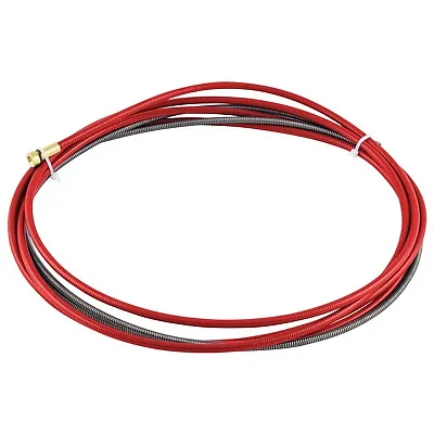 MIG Torch Steel Liner PVC Coated 1.0MM - 1.2MM 3M 4M 5M Red Binzel Style Euro • £9.40