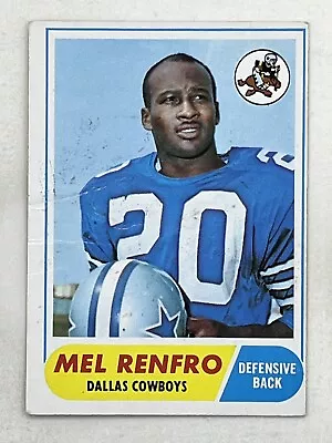 Mel Renfro 1968 Topps #129 Sports NFL HOF Dallas Cowboys Vintage Trading Card • $3.50