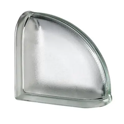 £53.51 • Buy MyMINIGLASS Curved Glass Block 6  X 6 X 3  1.89 R-Value White Mist 1-Pack