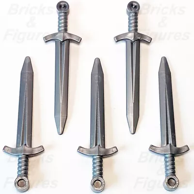 Castle LEGO® 5 X Greatsword Knight Swords Blades Minifigure Weapon Part 66964 • $17.99