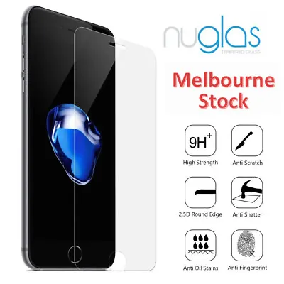 $5.95 • Buy For IPhone 8 Plus (8+) Genuine NUGLAS Tempered Glass Screen Protector Protection