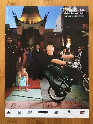 $14.99 • Buy 2003 X Games IX In L.A. Print Ad/Poster Official RYAN NYQUIST BMX Bike Art Rare!