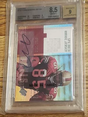 2006 06 UD Upper Deck SPX Auto Jersey Vernon Davis #189 BGS 8.5 #d/1650 • $16.95