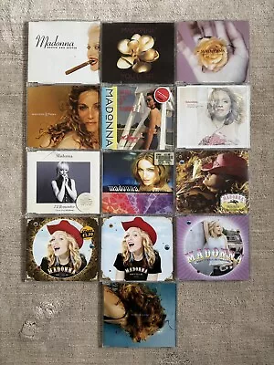 Lot Of 13 Import Madonna CD Singles Deeper And Deeper Music Ray Of Light Etc • $65