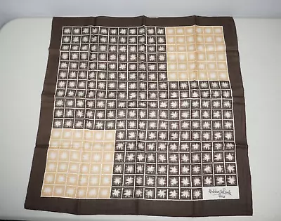 Vintage Madeleine De Rauch Paris 100% Silk Scarf Made In France 22.5 X22.75  MCM • $17.99