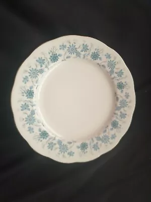 3 X Tea Dessert Plates 20.5cm Colclough Braganza Vintage Bone China Made England • £19.99