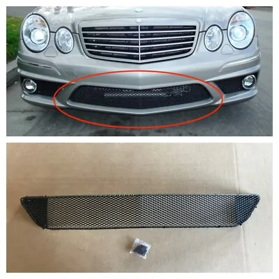 2007-2009 Mercedes Benz W211 E63 Front Bumper Lower Center Mesh Grille W/ Clips • $125