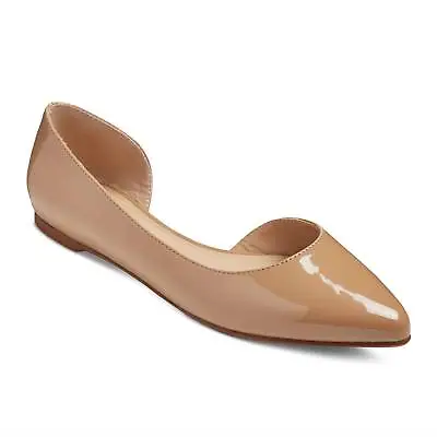 Women's D'Orsay MOSSIMO Mohana Blush Flats Nude Dress Shoes Slip Ons   • $9.99