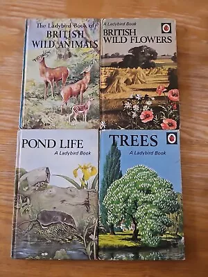 Vintage Ladybird Books Nature Series 536 4 Matt Books Pond Trees British Wild L7 • £19.95