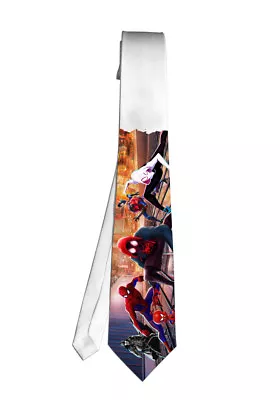 Spiderman Verse Gwen Movie Necktie Neck Tie Anime Manga Cosplay Marvel Comic • $17.60