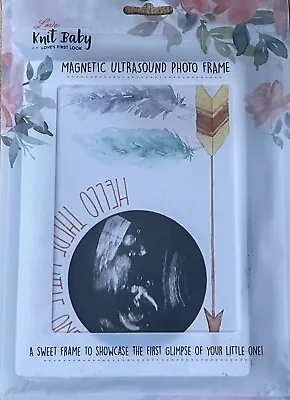 Knit Baby Magnetic Ultrasound Photo Frame New • $2.99