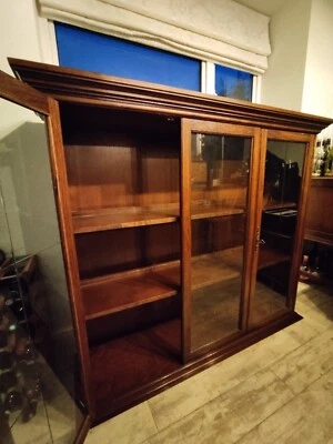 £70 • Buy Glass Door Wall Display Cabinet, Backlit.