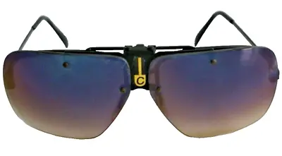 NWT TruVintage Sports Flip-up Rimless Navigator Style Gradient Smoke Sunglasses • $49.99
