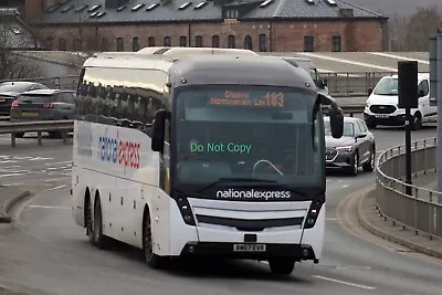 T214 6x4 Coach Photo BW67 EVR National Express [Leeds 07.02.23]CS • £1.10