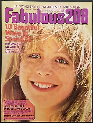Fab 208 Magazine 17 May 1975 - David Cassidy Donny BCR David Essex • £12.80