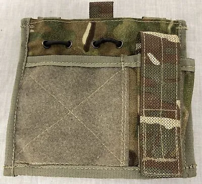 British Military Issue MTP Camouflage OSPREY Body Armour Vest Commanders Pouch • £19.95