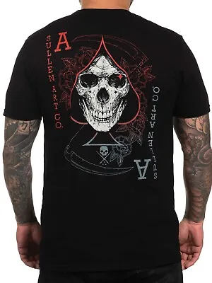 Sullen Men's Drawing Dead Short Sleeve Premium T-shirt Skull Of Spade Tattoo Tee • $33.75