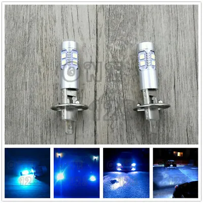 2pcs H1 8000K ICE BLUE 100W LED Headlight Bulbs Kit Fog Driving Light NEW • $15.99